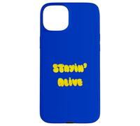 Custodia per iPhone 15 Plus Vintage anni '70 Stayin' Alive