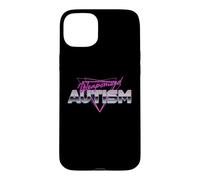 Custodia per iPhone 15 Plus Vintage Arcade Retro Wave Mese di sensibilizzazione sull'autismo armato