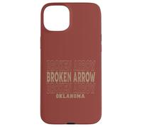 Custodia per iPhone 15 Plus Vintage Freccia Rotta Oklahoma