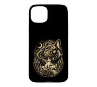 Custodia per iPhone 15 Plus Vintage French Bulldog Cosmic Night Sky Dog Lover