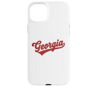 Custodia per iPhone 15 Plus Vintage Georgia Script Classic Embroidered Style