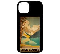 Custodia per iPhone 15 Plus Vintage Parco Poster di Lake Louise