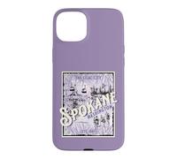 Custodia per iPhone 15 Plus Vintage Spokane Washington The Lilac City Carousel Cascata
