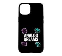 Custodia per iPhone 15 Plus Vintage Synth Audio Engineer Analog Dreams