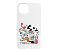 Custodia per iPhone 15 Plus Vintage Toy Nostalgia Retro Rainbow Phone e Popper