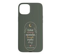 Custodia per iPhone 15 Plus Vivi Ogni Momento Ridi Ogni Giorno Amore