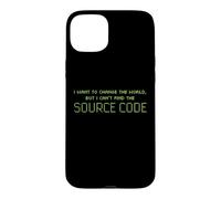 Custodia per iPhone 15 Plus Voglio cambiare il mondo non riesco a trovare lo sviluppatore del codice sorgente