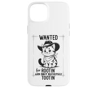 Custodia per iPhone 15 Plus Wanted for Rootin Most Definitely Tootin Cowboy Cat Farting