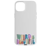 Custodia per iPhone 15 Plus Weird is Beautiful! Divertimento retro Groovy Inspirational