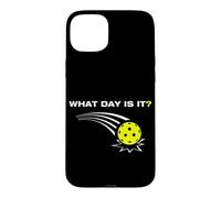 Custodia per iPhone 15 Plus What day is it? Divertente giocatore di pickleball