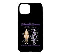 Custodia per iPhone 15 Plus What You See What I Feel Skeleton Fibromyalgia Awareness