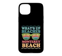 Custodia per iPhone 15 Plus Whats Up Spiagge Monterey Beach California Matching