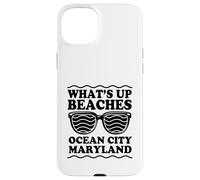 Custodia per iPhone 15 Plus Whats Up Spiagge Ocean City Maryland Corrispondenza Ocean City