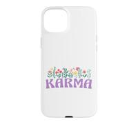 Custodia per iPhone 15 Plus Wildflower Floral KARMA Nome Festa della mamma Donne