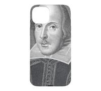 Custodia per iPhone 15 Plus William Shakespeare Ritratto Teatro Scrittore Storico