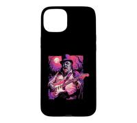 Custodia per iPhone 15 Plus Winston Churchill Vampire Suonare Chitarra British Music Band