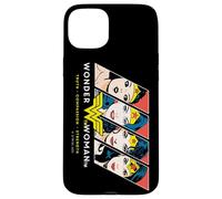 Custodia per iPhone 15 Plus Wonder Woman 80th Different Faces of Wonder Woman