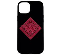 Custodia per iPhone 15 Plus Wonder Woman Movie Logo With Geometric Suns