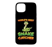 Custodia per iPhone 15 Plus Worlds Best Snake Catcher Snake Hunter Pit Viper Snake Lover
