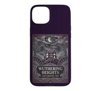 Custodia per iPhone 15 Plus Wuthering Heights, Catherine Earnshaw e Heathcliff, Bronte