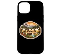 Custodia per iPhone 15 Plus Wyoming Souvenir Stato Visitatore Memorabilia Viaggiatore Turistico