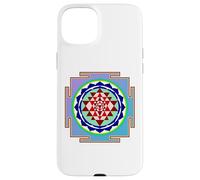 Custodia per iPhone 15 Plus Yantra Meditazione Design Simbolo Tradizione Indù