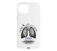 Custodia per iPhone 15 Plus YHWH, ogni respiro pronuncia il Suo nome