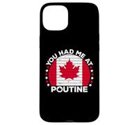 Custodia per iPhone 15 Plus You Had Me At Poutine Canadian Fries Canada Flag Home Pride