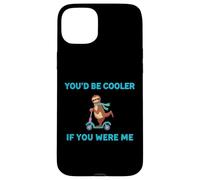 Custodia per iPhone 15 Plus You'd Be Cooler If You Were Me - Monopattino divertente con bradipo