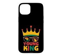 Custodia per iPhone 15 Plus Young King African American Black History Juneteenth