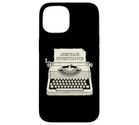 Custodia per iPhone 15 Poltrona Detective True Crime Enthusiast Crime Sleuth