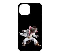 Custodia per iPhone 15 Pop Dancing Cat: l'icona della musica rock e della cultura pop