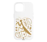 Custodia per iPhone 15 Praying Mantis Silhouette Bug Nature Lover Art