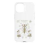 Custodia per iPhone 15 Pregare Mantide Anatomia Vintage Field Guide Art