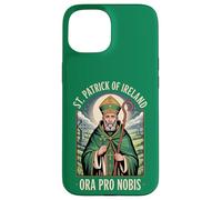 Custodia per iPhone 15 Preghiera cattolica di San Patrizio d'Irlanda Ora Pro Nobis