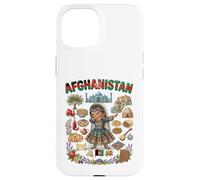 Custodia per iPhone 15 Principessa Afgana Dabbing Girl Vestito Tradizionale Souvenir Bambini