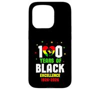 Custodia per iPhone 15 Pro 100 Years of Black Excellence 1926-2026 Celebration African
