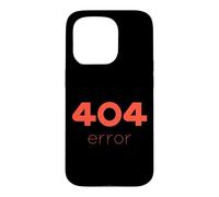 Custodia per iPhone 15 Pro 404 Errore Costume Divertente