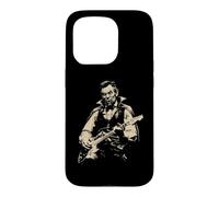 Custodia per iPhone 15 Pro Abraham Lincoln Vampire Suonare Chitarra Alt Goth Music Band