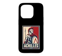 Custodia per iPhone 15 Pro Achille eroe spartano antico guerriero greco