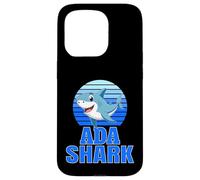 Custodia per iPhone 15 Pro Ada Shark Family Reunion Squad Nome Cognome