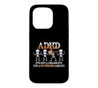 Custodia per iPhone 15 Pro ADHD It's Not Disability It's A Different Ability Skeleton