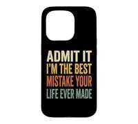 Custodia per iPhone 15 Pro Admit It Im The Best Mistake Divertente Retro Coppie Citazione