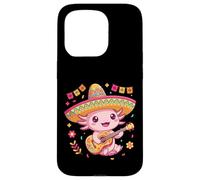 Custodia per iPhone 15 Pro Adorabile Axolotl Mariachi Fiesta