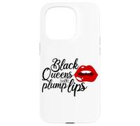 Custodia per iPhone 15 Pro African American Mother's Day Black Mom Queens Plump Lips