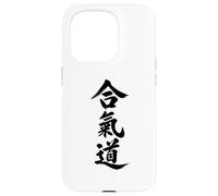 Custodia per iPhone 15 Pro Aikido Kanji Personaggi Arte Marziale Giapponese