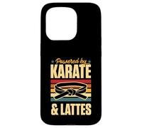 Custodia per iPhone 15 Pro Alimentato da Karate e Lattes Retro Vintage Coffee Love