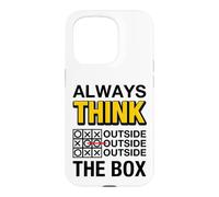 Custodia per iPhone 15 Pro Always Think Outside the Box Illustration Graphic Designs