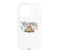Custodia per iPhone 15 Pro Amante dei funghi Mycophile Goblincore Cottagecore Nature Art