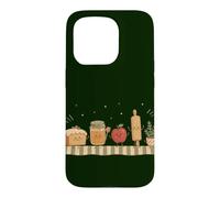 Custodia per iPhone 15 Pro Amanti della cottura retrò Cucina Doodle Friends